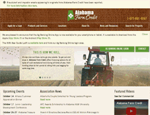 Tablet Screenshot of alabamafarmcredit.com